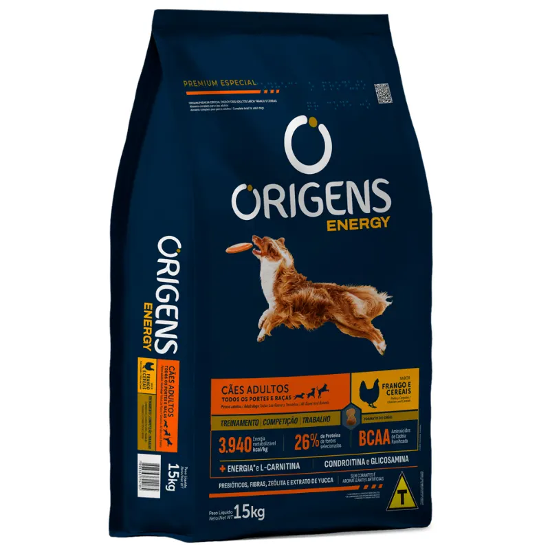 Origens Energy Cão Adulto Frango 15 Kg