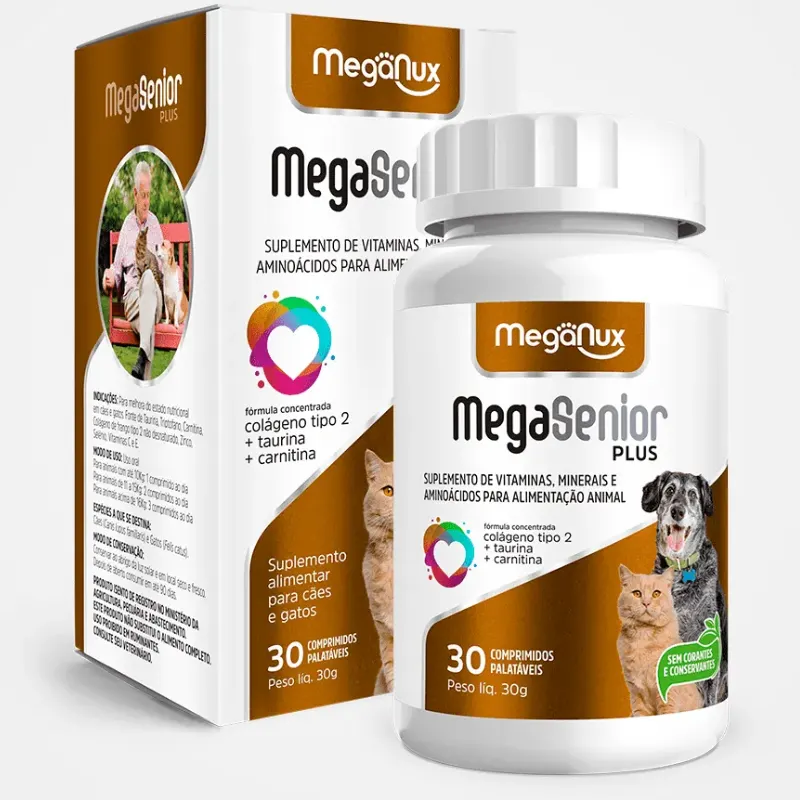 Suplemento MEGA-SENIOR PLUS Cães E gatos