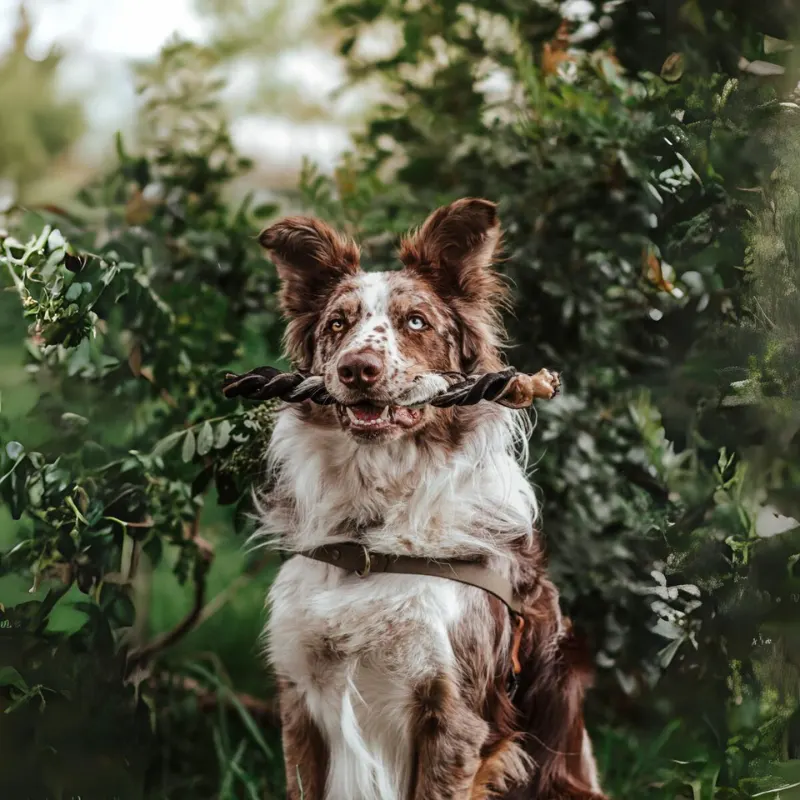 Natuka trança Bovina para Cães