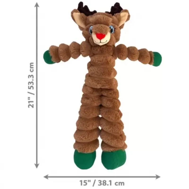 Kong Holiday Shakers Crumples Reindeer X-Large