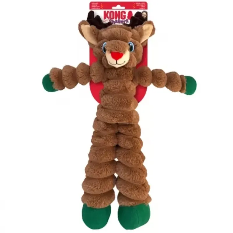 Kong Holiday Shakers Crumples Reindeer X-Large