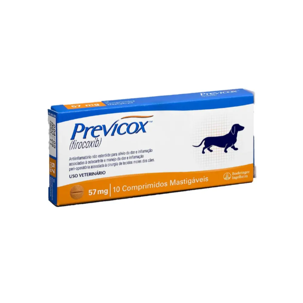Previcox Boehringer Ingelheim 57mg com 10 Comprimidos