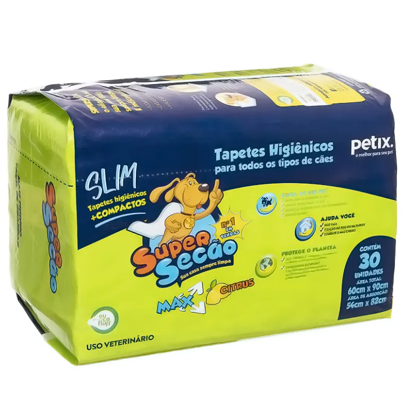 Tapete Higiênico Super Secão Max Citrus Slim Cães