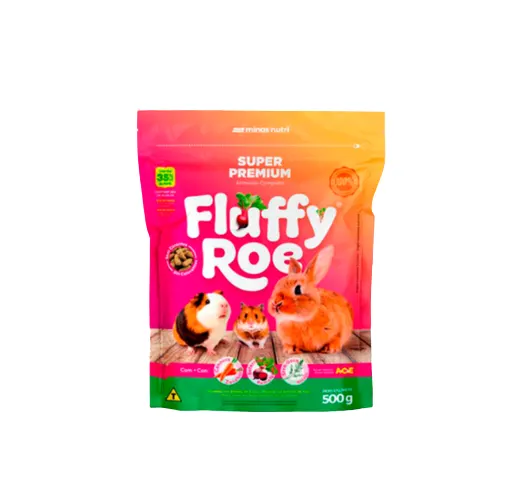 Ração Fluffy Roe 500g - Minas Nutri
