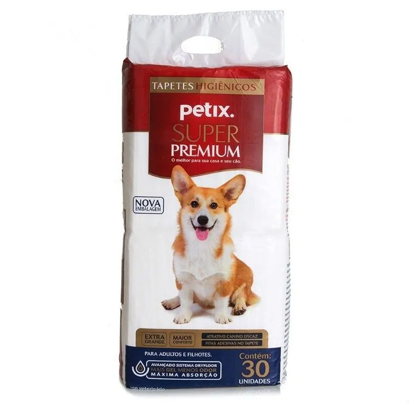 Tapete Higiênico Super Premium Petix - 30 unidades