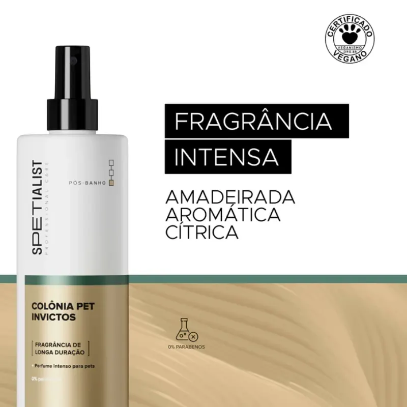 Spetialist Colônia Pet Invictos 480 ml