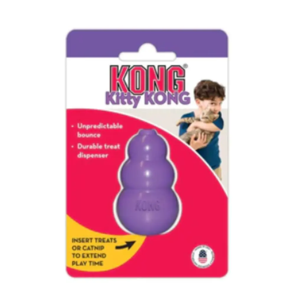Brinquedo Kong Kitty Para Gatos Lilás Tam.P