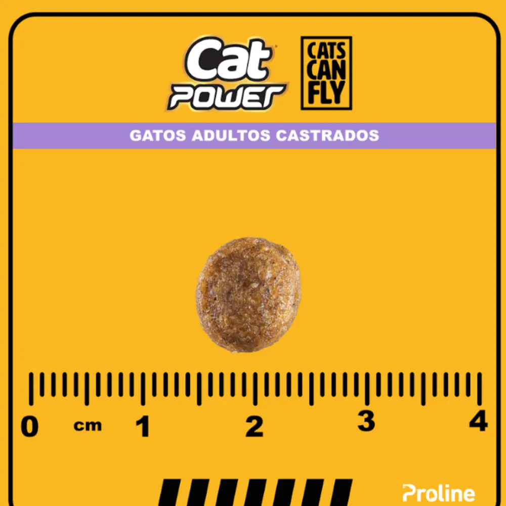Ração Super Premium Cat Power Gato Adulto Castrado Salmão 1Kg