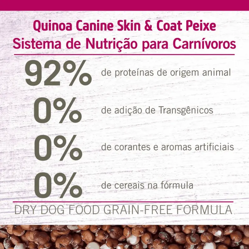 Ração N&D Pele e Pelo Quinoa para Cães Adultos Sabor Peixe 10,1 Kg