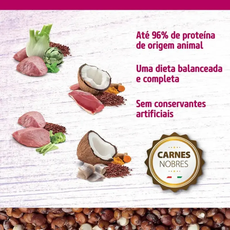 Ração N&D Pele e Pelo Quinoa para Cães Adultos Sabor Peixe 10,1 Kg