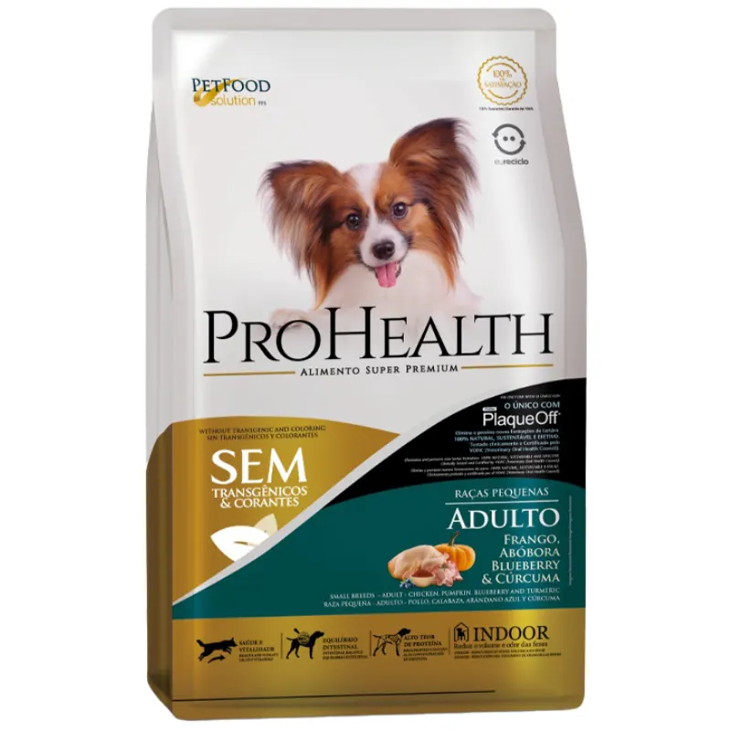 Ração ProHealth Cães Adultos Raças Pequenas Frango