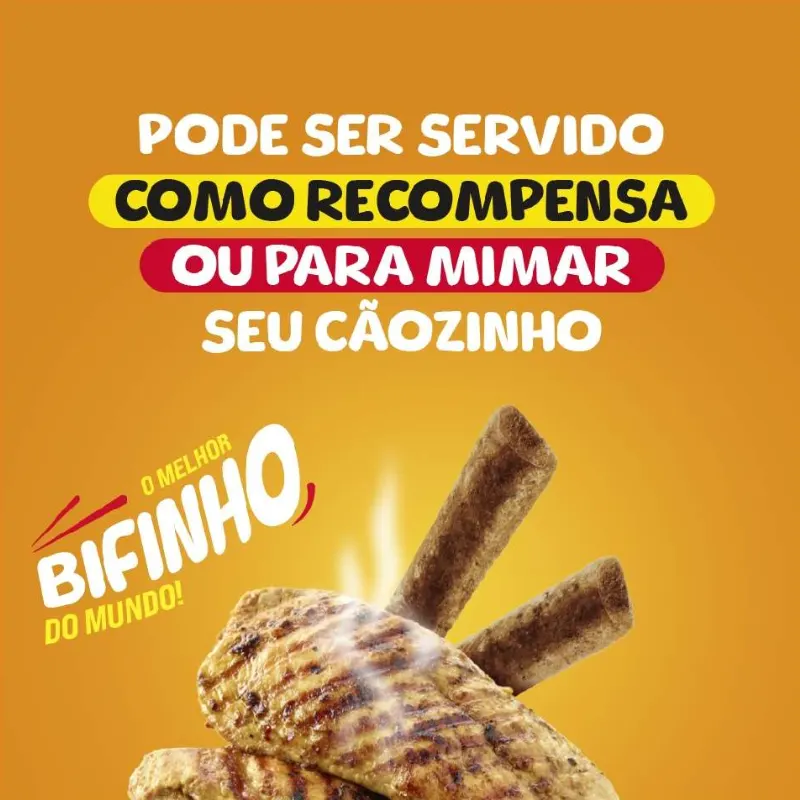 Bifinho Petiscão Palito Mastigável Frango 500 g