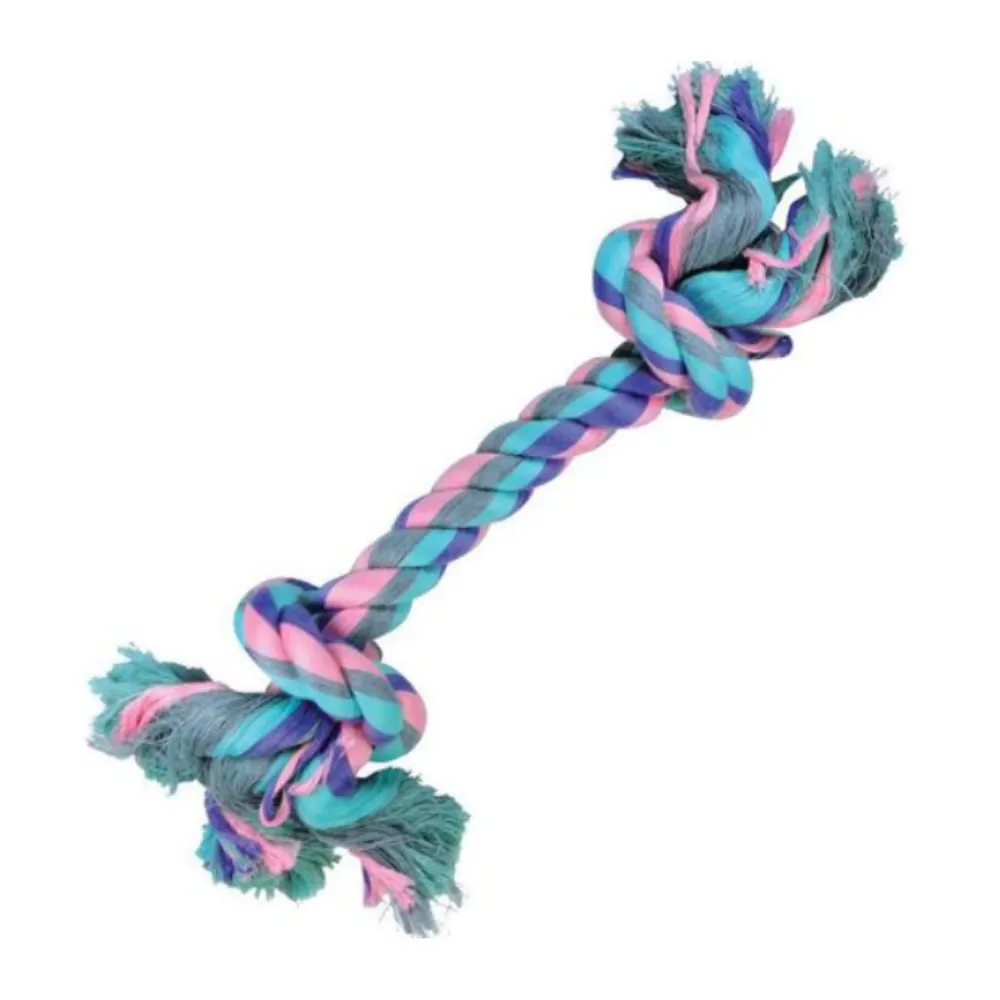 Mordedor de Corda Dental Bone Estampa Pastel- Grande
