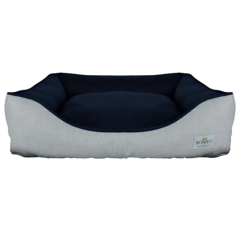 Cama Bonito pra Cachorro Linho Clean Marinho