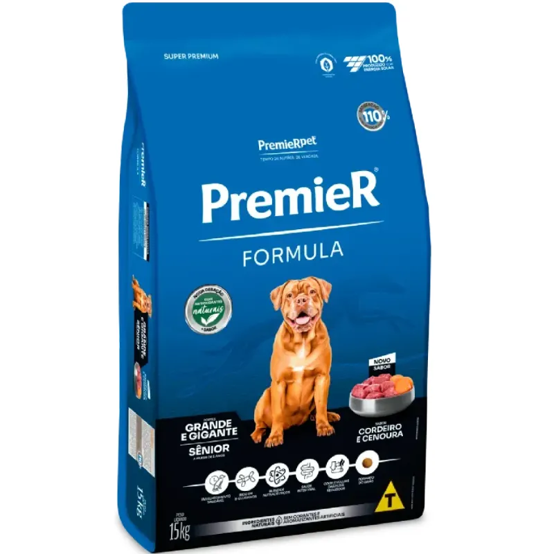 Ração Premier Fórmula Cães Sênior Raças Grandes e Gigantes 15kg