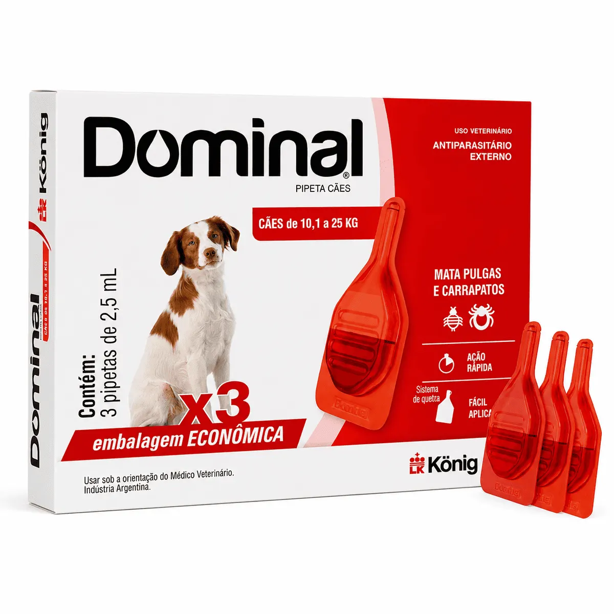 DOMINAL PIPETAS X3 CAES 10,1 ATE 25KG 2,5ML