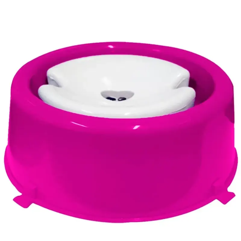 Bebedouro Classic Pelos Longos 1 L Rosa