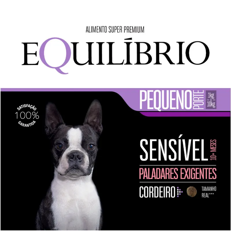 Ração Equilíbrio Sensível Cordeiro para Cães de Pequeno Porte  1 Kg