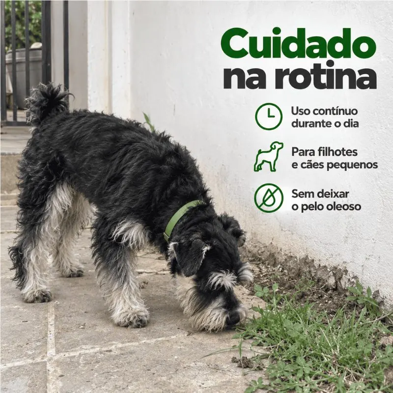 Coleira Antiparasitária König Externo 33 cm para Cães