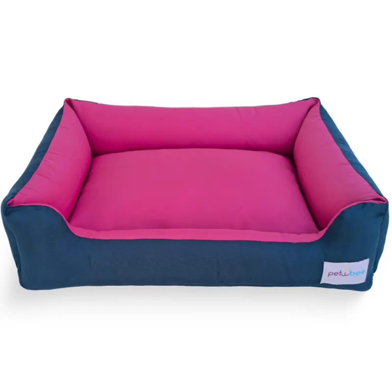 Cama Petibee Colors Petróleo e Pink EGG