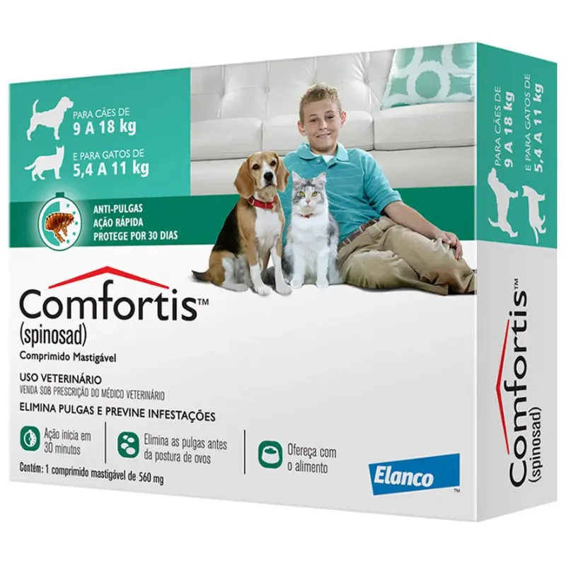 Comfortis Caixa com 1 Comprimidos 560 mg
