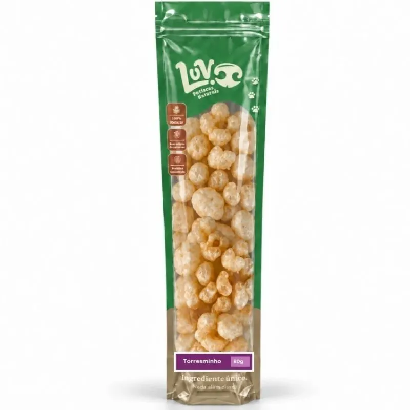 Torresminho Suíno Luv 80g