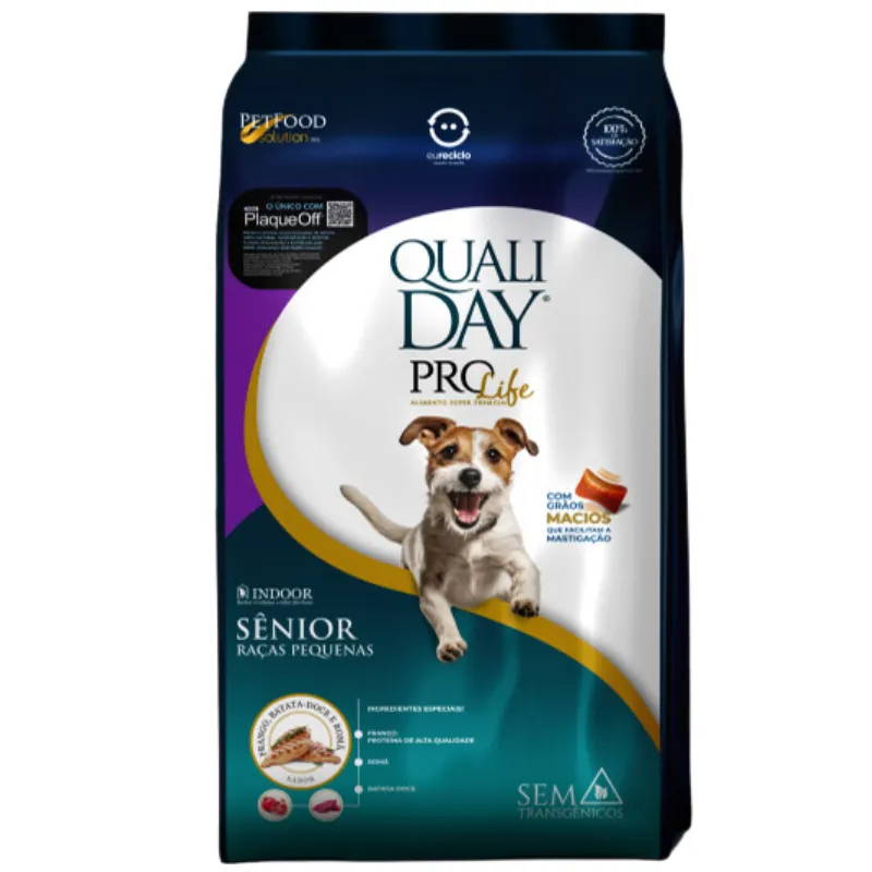 Ração Qualiday Prolife Sênior Raças Pequenas