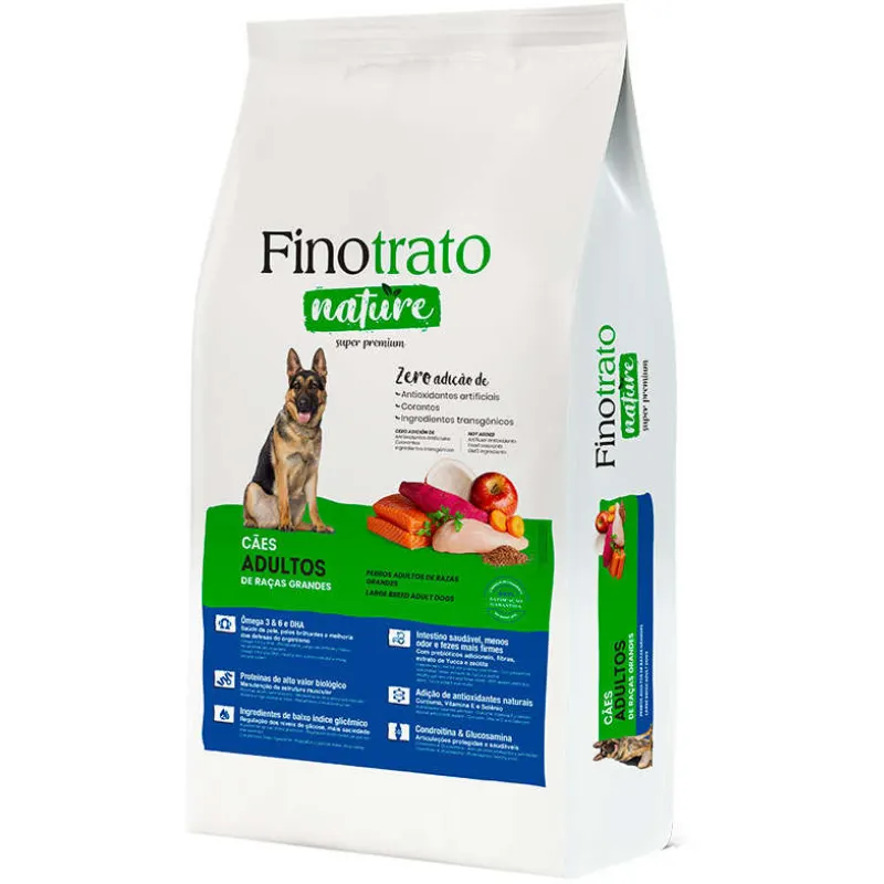 Ração finotrato Nature para Cães Adultos Raças Grandes