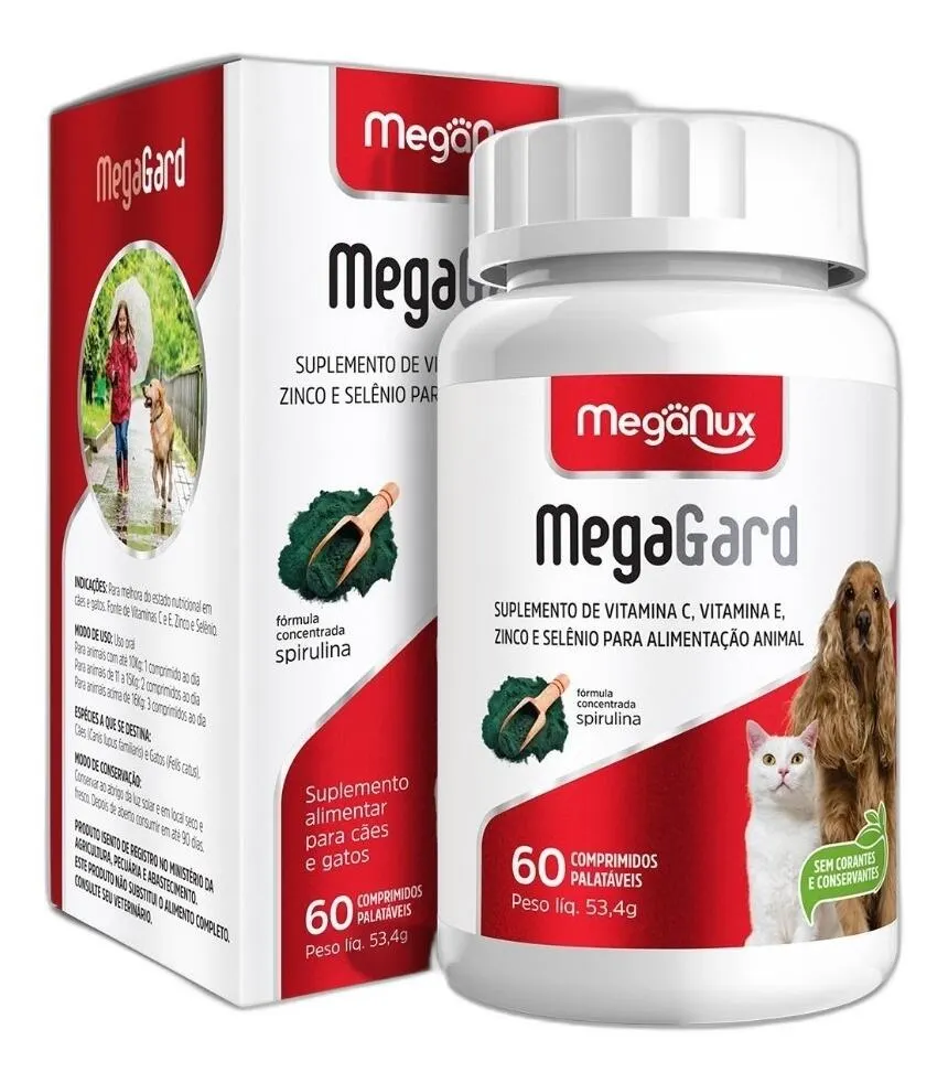 Suplemento MEGA-GARD 60comp - Cães e Gatos