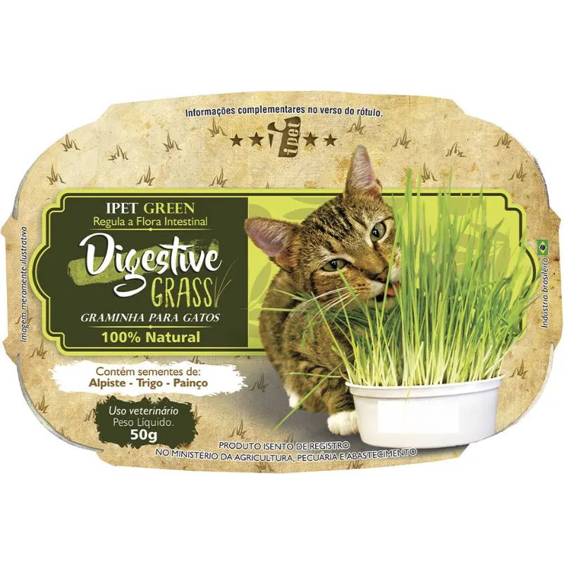 Graminha Digestiva para Gatos