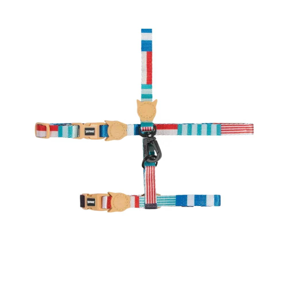 Peitoral Zeedog Com Guia Para Gatos Yacht