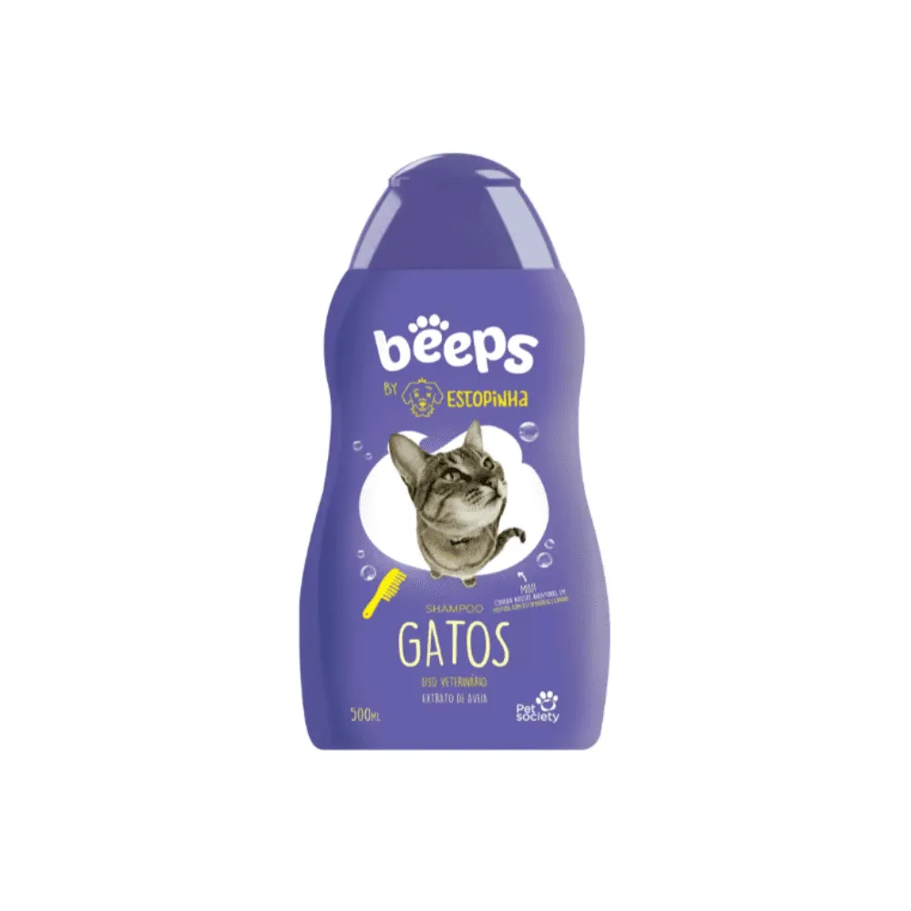 Shampoo Beeps Estopinha para Gatos 500ml