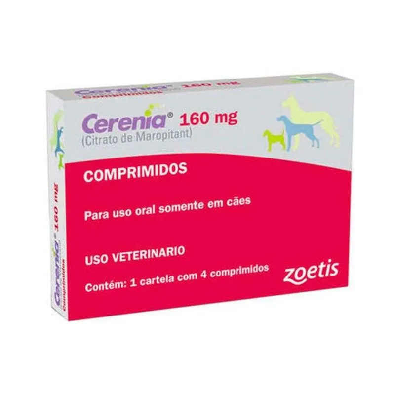 Cerenia 160mg Zoetis - 4 Comprimidos