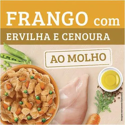 Ração Úmida Keldog Frango Com Ervilha e Cenoura 100g