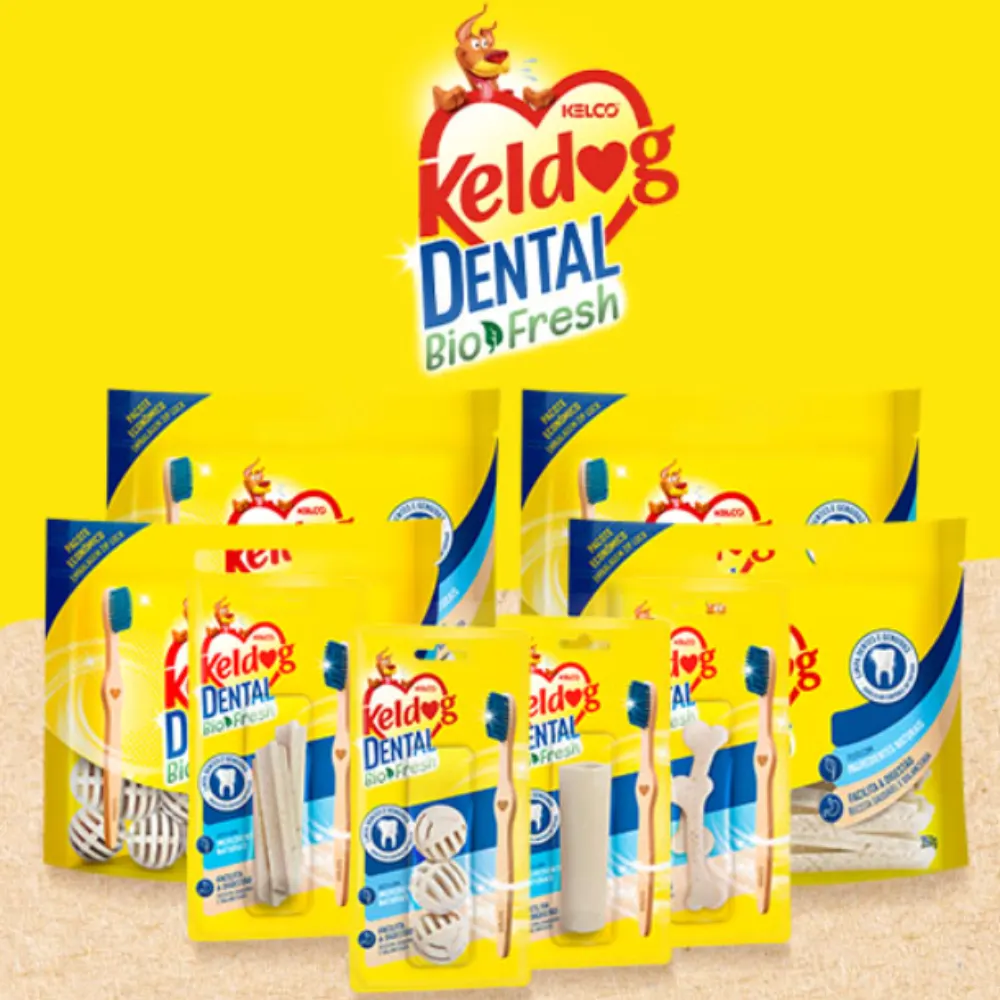 Osso Keldog Dental Canelinha para Cães 1 Unidade - Keldog