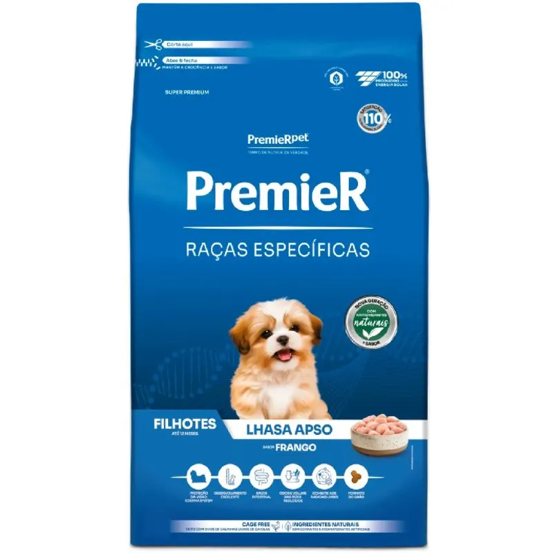 Ração Premier Raças Específicas Cães Filhotes Lhasa Apso