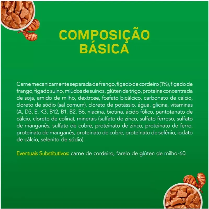Dog Chow Sachê Para Cães Adultos Sabor Cordeiro 100 g