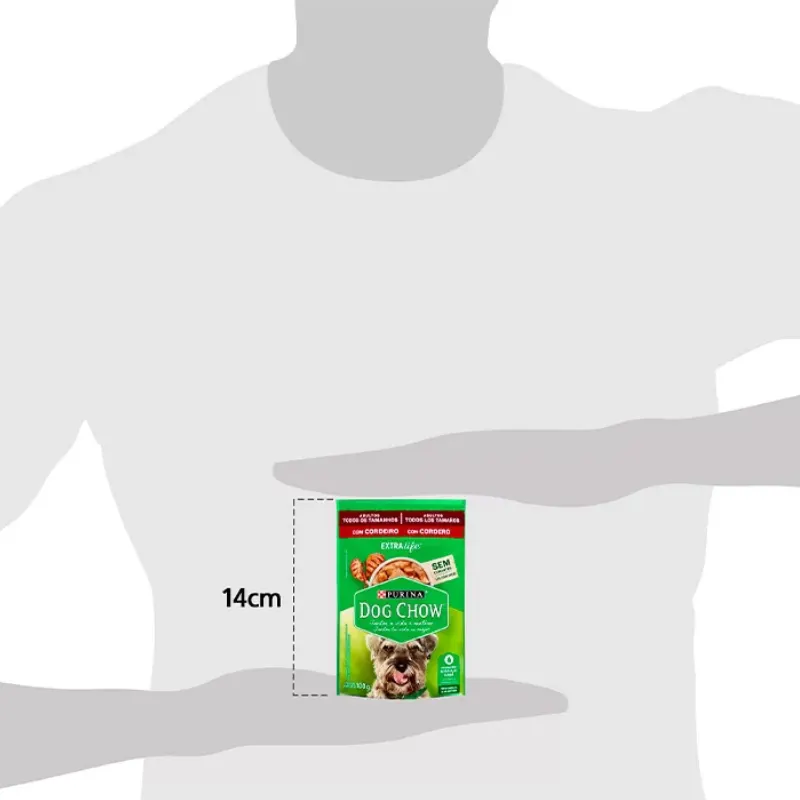 Dog Chow Sachê Para Cães Adultos Sabor Cordeiro 100 g