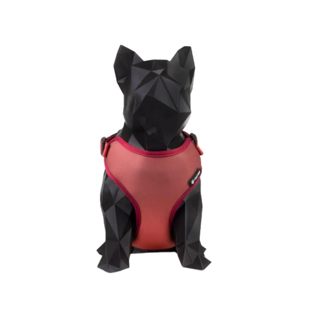 Peitoral Air para Cachorros Flat Bordô Tamanho G