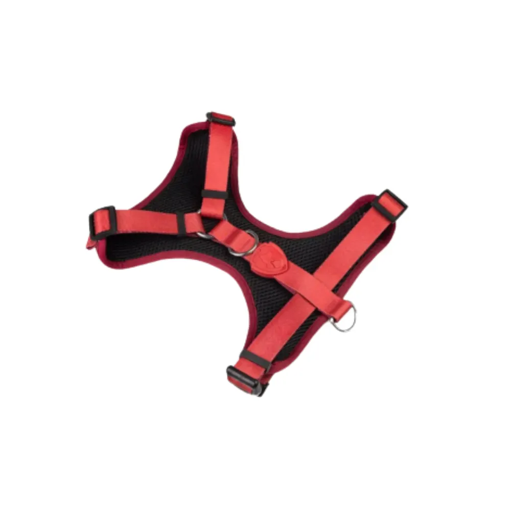 Peitoral Air para Cachorros Flat Bordô Tamanho G