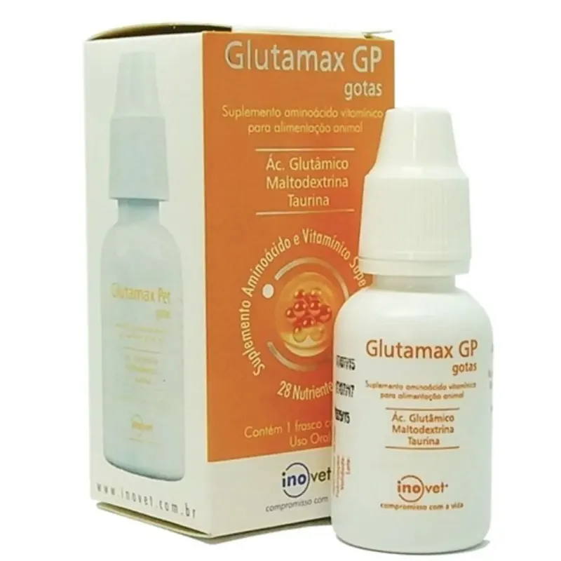 Glutamax GP Suplemento em Gotas para Animais