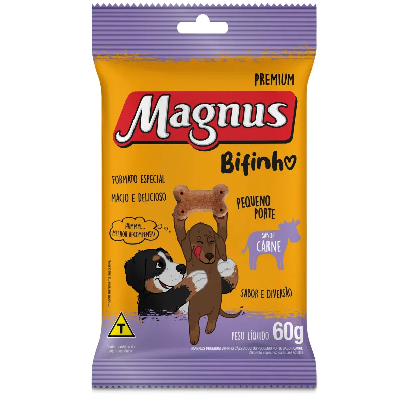 Bifinho Magnus para Cães Adultos Sabor Carne 60 g