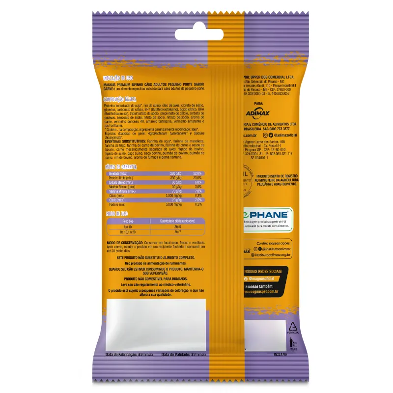 Bifinho Magnus para Cães Adultos Sabor Carne 60 g