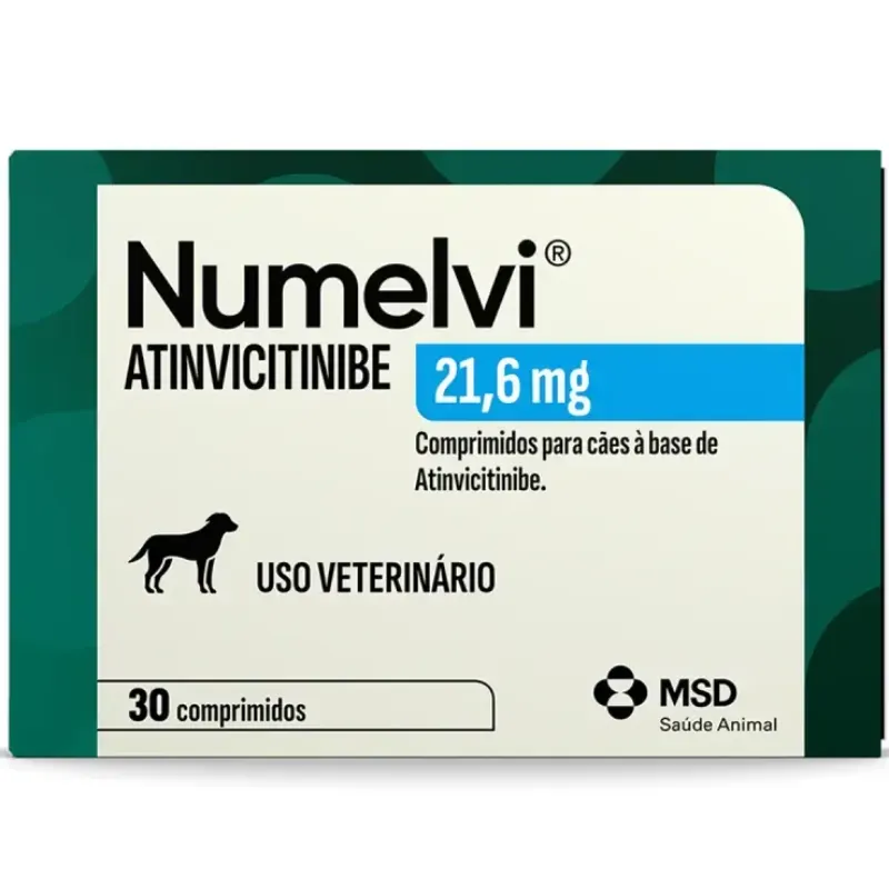 Numelvi 21,6 mg - Tratamento para Coceira em Cães 30 comprimidos
