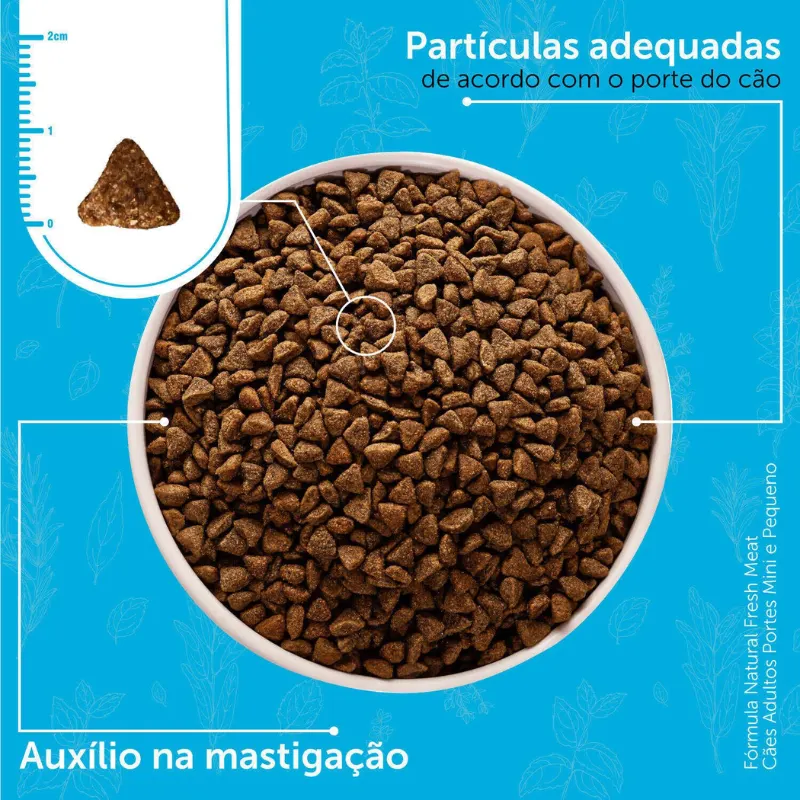 Ração Fórmula Natural Fresh Meat Cães Adultos Raças Mini e Pequena