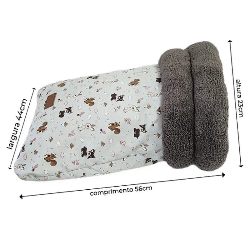Cama Kitty Cat Cinza Fabrica Pet