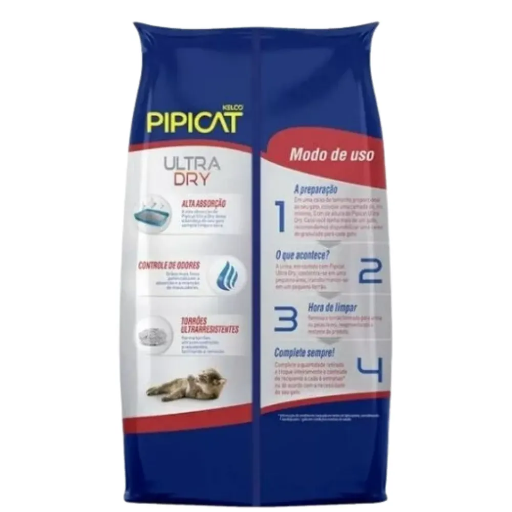 Areia Sanitária Kelco Pipicat Ultra Dry