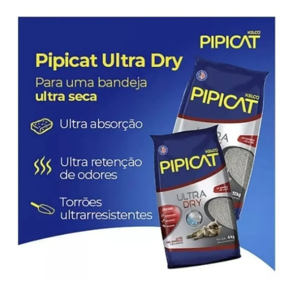 Areia Sanitária Kelco Pipicat Ultra Dry