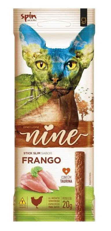 Stick NINE CAT Spin Pet - 20g - Frango