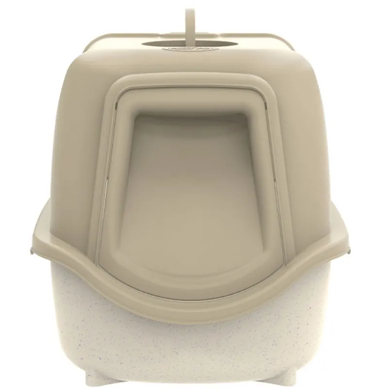 Banheiro Plast Pet WC Cat New Bege Fendi para Gatos São Pet